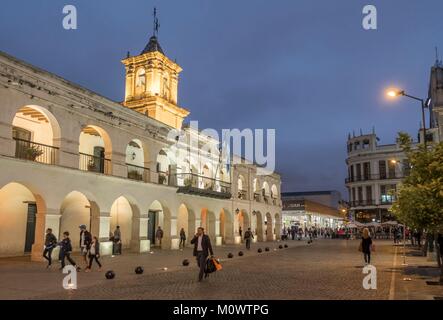 L'Argentine, la province de Salta, Salta Cabildo, la Plaza 9 de Julio,historico Muséo des Norte Banque D'Images