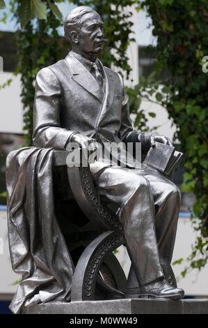 Costa Rica, San Jose San Jose,Province,statue de Julio Acosta Banque D'Images