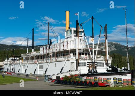 Le Canada, Territoire du Yukon, Whitehorse, S.S. Klondike classé comme site historique du Canada Banque D'Images