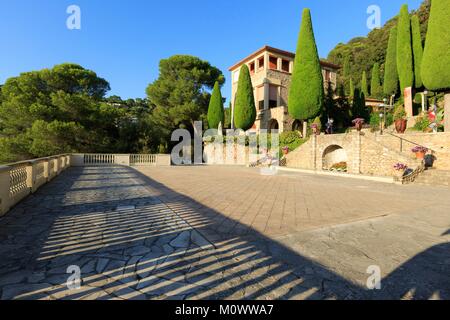 France, Alpes Maritimes, Cannes,Villa Domergue et ses jardins Banque D'Images