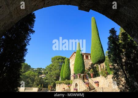 France, Alpes Maritimes, Cannes,Villa Domergue et ses jardins Banque D'Images