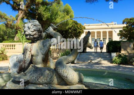 France,Alpes maritimes, Antibes, Cap d'Antibes, Villa Eilenroc Banque D'Images