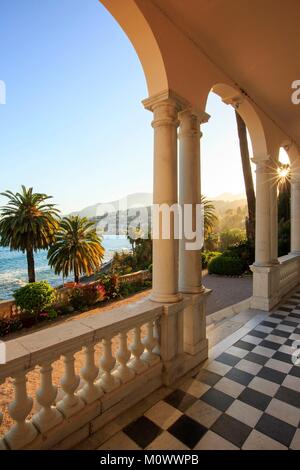 France,Alpes Maritimes,Menton,jardin Maria Serena Banque D'Images