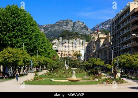 France,Alpes-Maritimes,Menton,jardin Bioves Banque D'Images