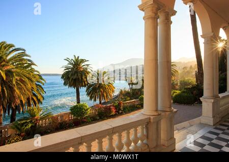 France,Alpes Maritimes,Menton,jardin Maria Serena Banque D'Images