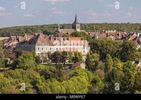 France,Cote d'Or,Flavigny sur Ozerain,étiqueté Les Plus Beaux Villages de France (Les Plus Beaux Villages de France) Banque D'Images