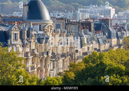 France,Paris,région inscrite au Patrimoine Mondial de l'UNESCO,immeubles Haussmannien sur l'île Saint Louis Banque D'Images