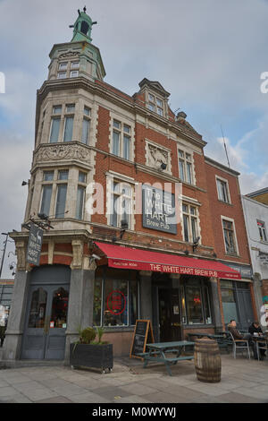 Le white hart pub mile end Banque D'Images