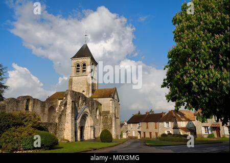 France,Yvelines,Montchauvet,Sainte Marie Madeleine (St. Marie de Magdala) Église Banque D'Images