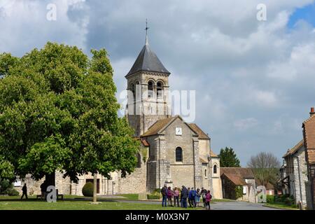 France,Yvelines,Montchauvet,Sainte Marie Madeleine (St. Marie de Magdala) Église Banque D'Images