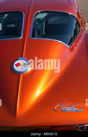 1963 Chevrolet Corvette stingray. Classic American sports car Banque D'Images