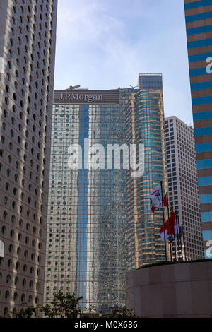 Asie Chine Hong Kong Jan 14, 2018 architecture moderne sur l'île de Hong Kong Banque D'Images