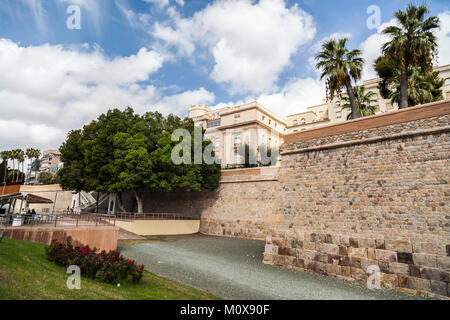 Cityscape, promenade, Paseo Alfonso XII.1,Espagne. Cartagena Banque D'Images