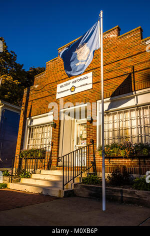 Les historiens militaires Museum   Westbrook, Maine, USA Banque D'Images