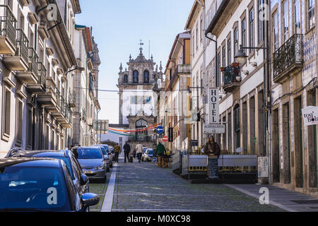 Chapelle Notre Dame de la tour (Capela da Nossa Senhora da Torre) à Braga, une des plus anciennes villes du Portugal Banque D'Images