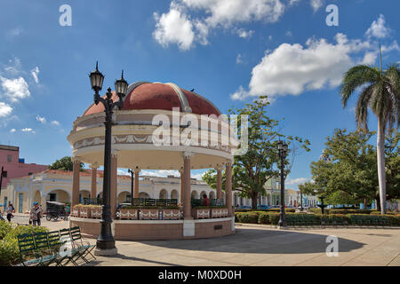 Gazebo de Town Square Cienfuegos Cuba Banque D'Images