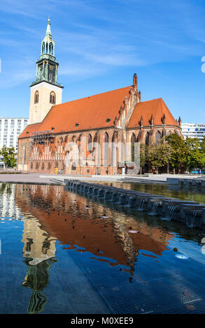 L'église Sainte-Marie (Marienkirche) à Berlin, Allemagne Banque D'Images