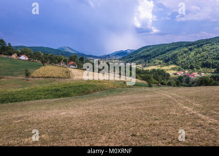 Zlatibor région montagneuse dans l'ouest de la Serbie Banque D'Images