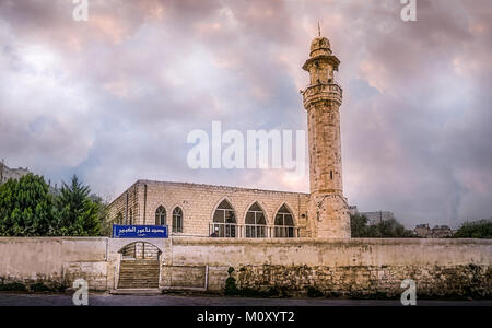 Na'notre mosquée construite par les Circassiens de Jordanie Banque D'Images