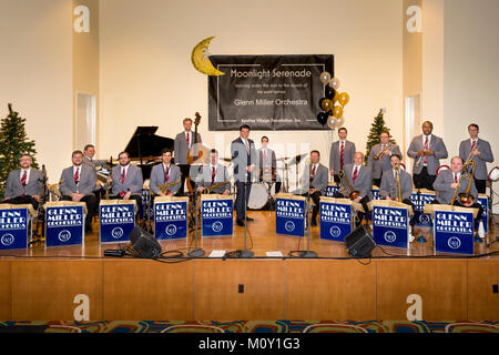 Concert de l'orchestre de Glenn Miller, Naples, Florida, USA Banque D'Images