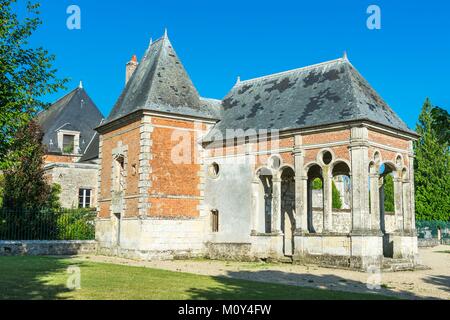 La France, Aisne, Laon, la ville haute, Saint-Martin de Laon abbaye fondée au xiie siècle Banque D'Images