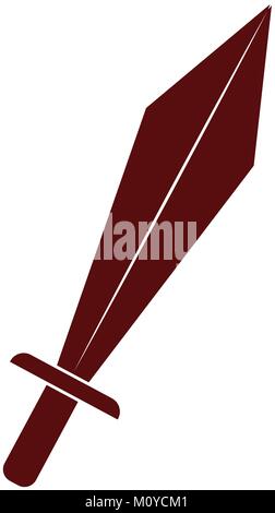 Abstract silhouette d'armes nucléaires Illustration de Vecteur