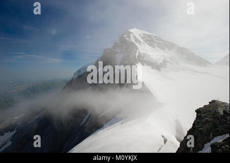 Prise à 'Le haut de l'Europe' af la région de la Jungfrau en Suisse Banque D'Images