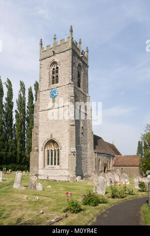 Eglise de Saint-André, Cleeve avant dans le Vale of Evesham, Worcestershire, Angleterre, Royaume-Uni, Europe Banque D'Images