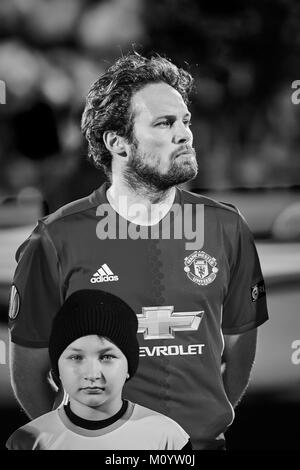 Juan Mata (milieu offensif) En match 1/8 de finale de la Ligue Europa entre 'FC Rostov" et "Manchester United", 09 mars 2017 à Rostov-sur-Don, Banque D'Images