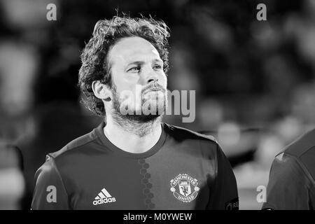 Juan Mata (milieu offensif) En match 1/8 de finale de la Ligue Europa entre 'FC Rostov" et "Manchester United", 09 mars 2017 à Rostov-sur-Don, Banque D'Images