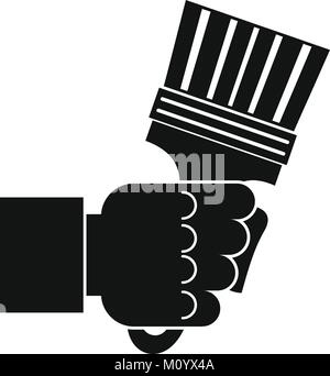 Main tenant à l'icône de poignées Illustration de Vecteur