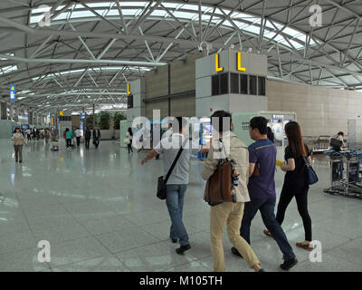 Incheon, République de Corée. 26 Sep, 2012. Corée du Sud : la borne 1 (départ) de l'Aéroport International d'Incheon (Séoul) | Conditions de crédit dans le monde entier : dpa/Alamy Live News Banque D'Images