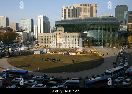 Corée du Sud : l'Hôtel de ville de Séoul | conditions dans le monde entier Banque D'Images