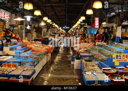 Séoul, République de Corée. Feb 21, 2013. Corée du Sud : Noryangjin Marché de gros de la pêche, Séoul | utilisée dans le monde entier : dpa Crédit/Alamy Live News Banque D'Images