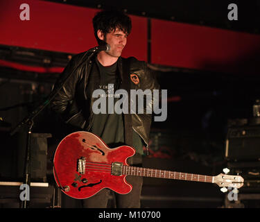 Fort Lauderdale en Floride, USA. 24 Jan, 2018. Black Rebel Motorcycle Club à effectuer sur la révolution, le 24 janvier 2018 à Fort Lauderdale, en Floride. Credit : Mpi04/media/Alamy Punch Live News Banque D'Images