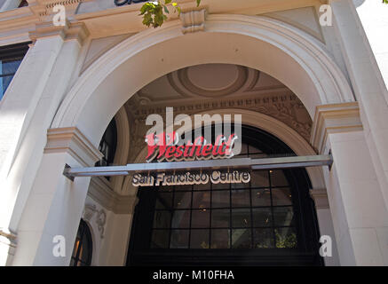 Westfield, dans le centre de San Francisco, Californie, Banque D'Images