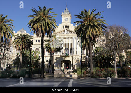 Hôtel de ville Malaga Espagne Architectes Guerrero Strachan et Rivera Vera Banque D'Images