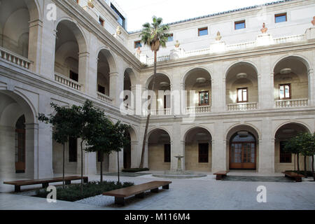 Museo de Malaga Palacio de la Aduana Provincial Museum of Fine Arts Musée Archéologique Provincial. Banque D'Images