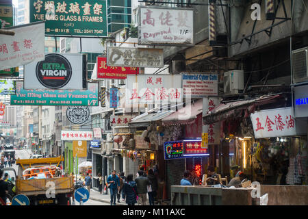 Le quartier de Soho, à Hong Kong Banque D'Images