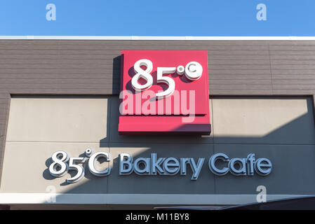 85 C Bakery Café fondé en 2003 par Wu Cheng-Hsueh Banque D'Images