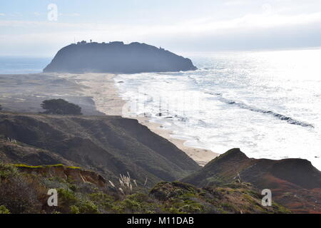 Point Sur State Historic Park et Light Station Banque D'Images