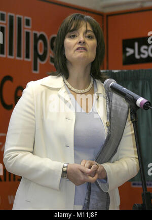 Cherie Blair aka Cherie Booth, portrait Banque D'Images