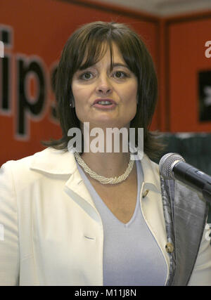 Cherie Blair aka Cherie Booth, portrait Banque D'Images