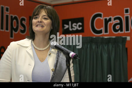 Cherie Blair aka Cherie Booth, portrait Banque D'Images