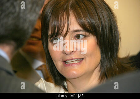 Cherie Blair aka Cherie Booth, portrait Banque D'Images