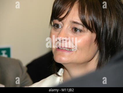 Cherie Blair aka Cherie Booth, portrait Banque D'Images