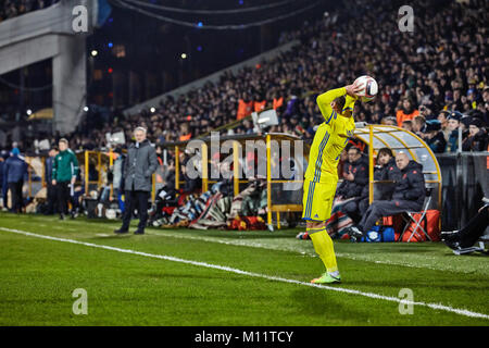 Moments de jeu en match 1/8 de finale de la Ligue Europa entre 'FC Rostov" et "Manchester United", 09 mars 2017 à Rostov-sur-Don, en Russie. Banque D'Images