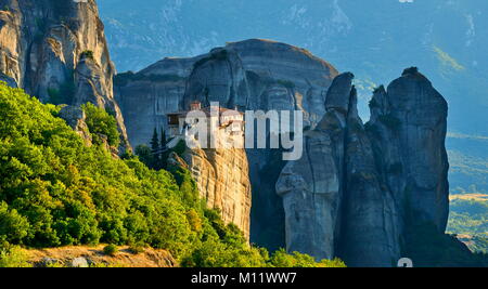 Roussanou Monastère de Meteora, Grèce Banque D'Images