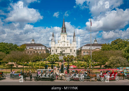 Jackson Square à New Orleans Banque D'Images