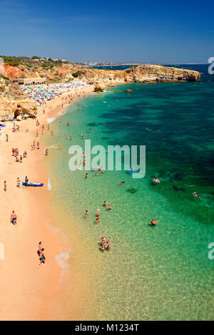 Les nageurs,Praia San Rafael,plage,Sesmarias Albufeira Algarve,Portugal, Banque D'Images